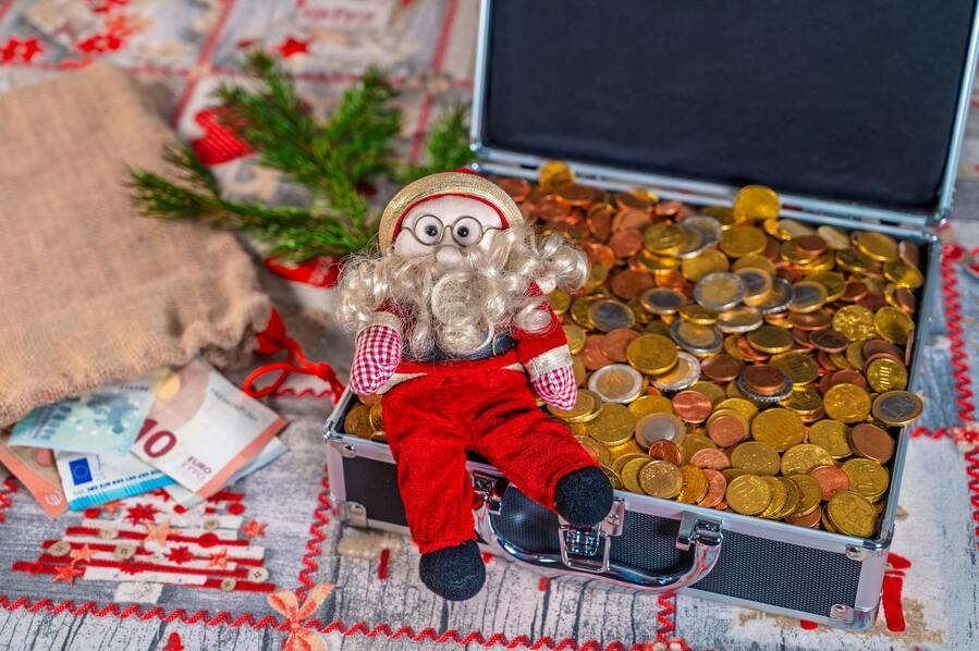 Julklappslek med skattjakt är barnens favorit